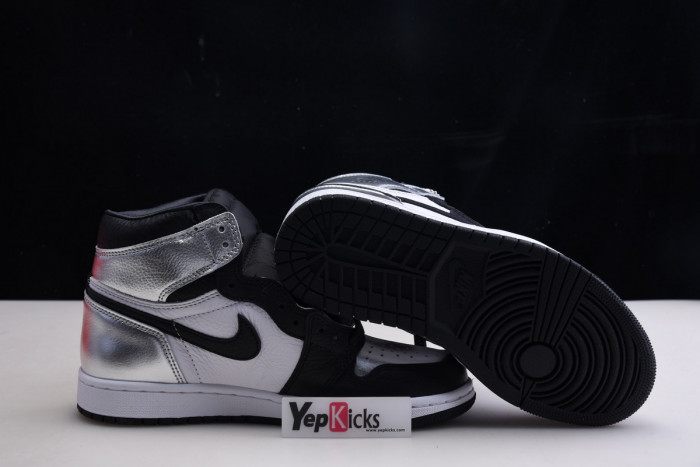 air jordan 1 retro high silver toe cd0461-001