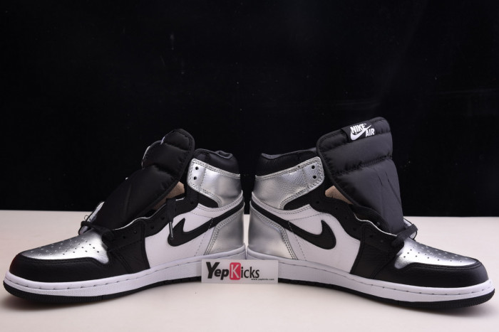air jordan 1 retro high silver toe cd0461-001