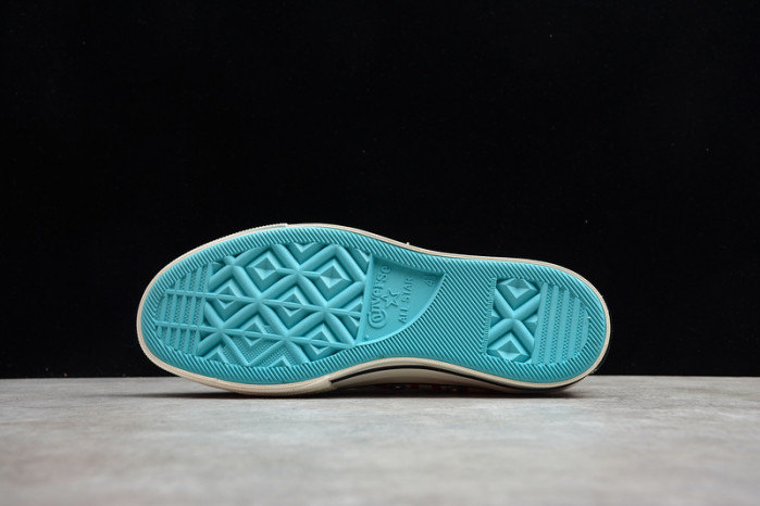 converse chuck taylor 70s high top black/black/white c0008