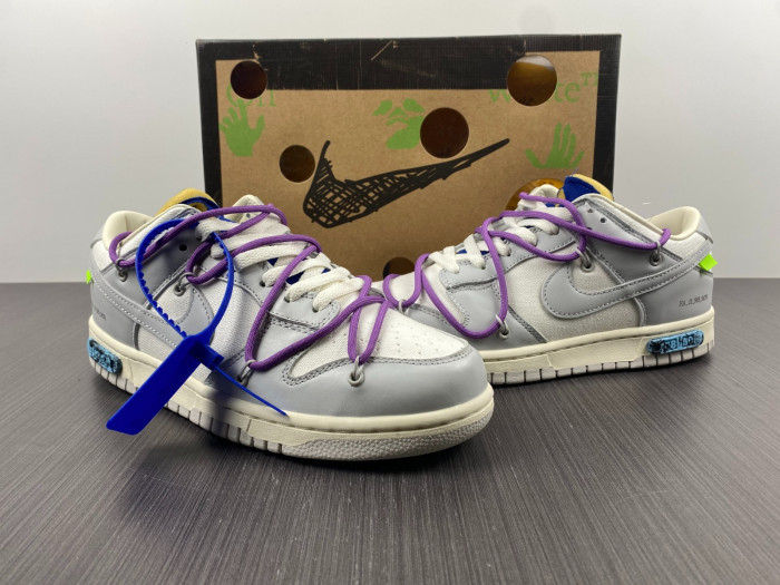 nike dunk low ow lot 48 dm1602-107