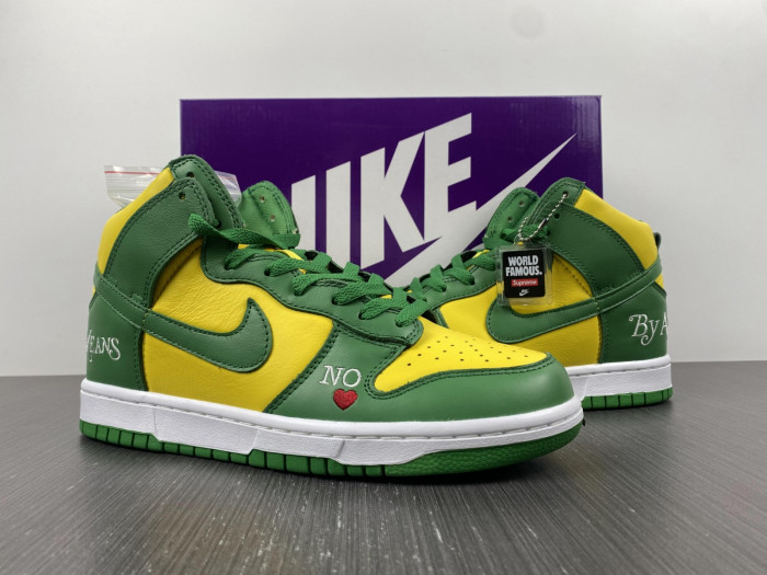 nike sb dunk high by any means brazil dn3741-700