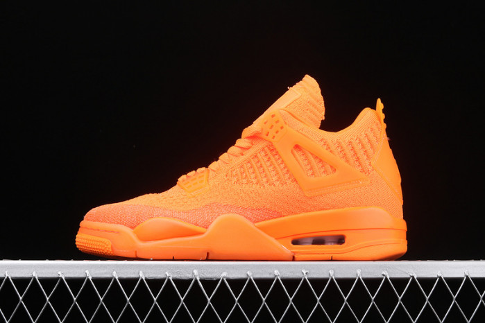 jordan 4 retro flyknit orange aq3559-800