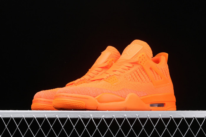 jordan 4 retro flyknit orange aq3559-800