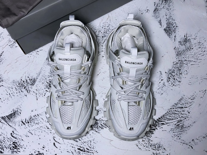 Ba*len*cia*ga track trainer all white w09o5 8128