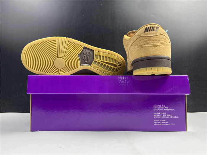nike sb dunk low pro “wheat mocha bq6817-204