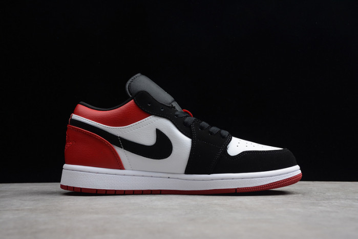 jordan 1 low black toe 553558-116