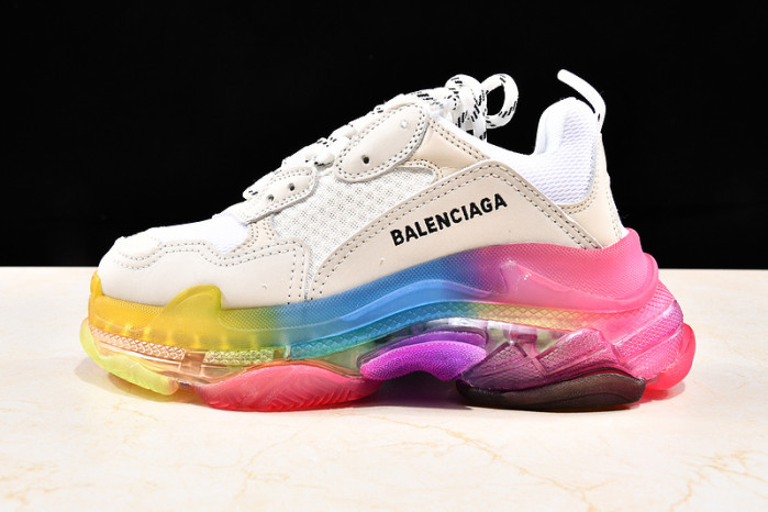 Ba*len*cia*ga triple s trainers clear sole trainer w09o5 8124
