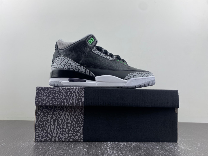 air jordan 3 “green glow” ct8532-031