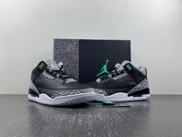 air jordan 3 “green glow” ct8532-031