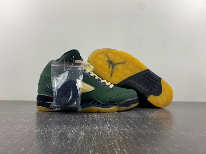 air jordan 5 "navy green” fz5758-003