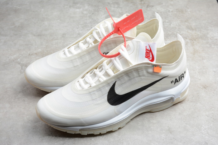 ow x air max 97 white aj4585- 100