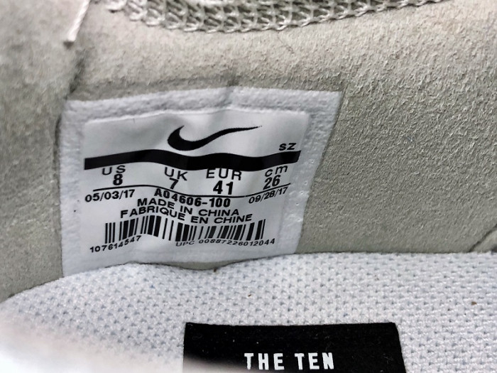 ow nike air force 1 low white ao4606 -100