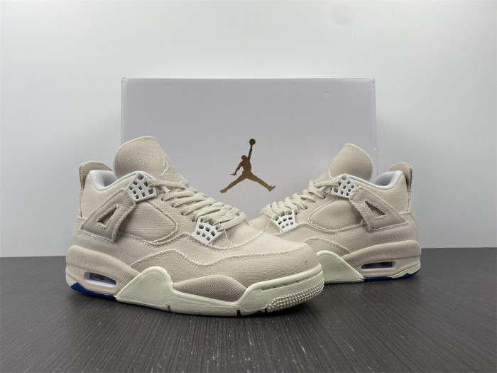 air jordan 4 retro blank canvas dq4909-100