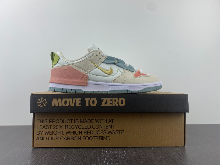 nike dunk low disrupt 2 easter pastel dv3457-100