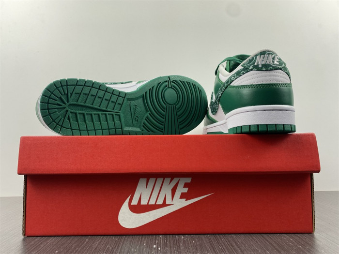 nike dunk low essential paisley pack green dh4401-102