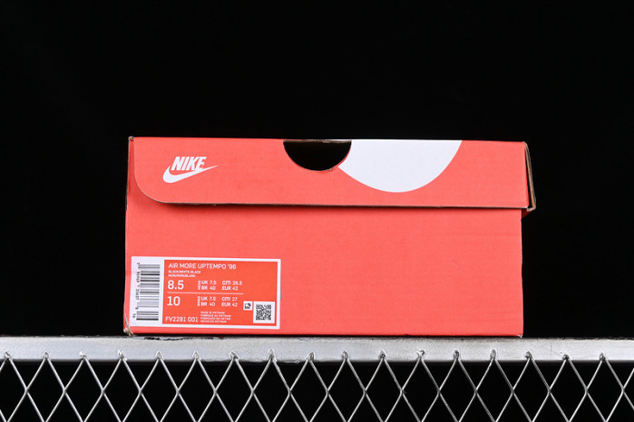 nike air more uptempo 96 black white fv2291-001