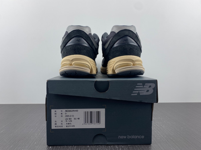 new balance 2002r black dark grey m2002rho