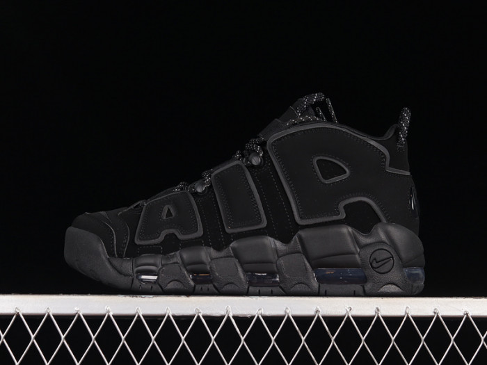 nike air more uptempo black reflective 414962-004