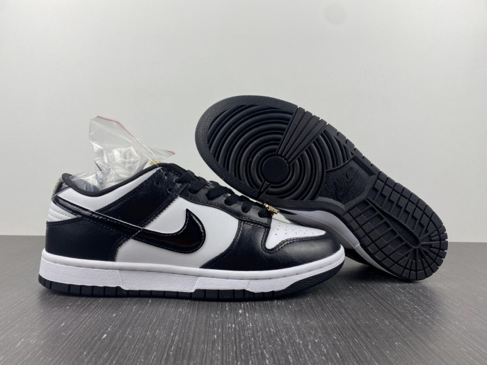 nike dunk low world champs black white dr9511-100