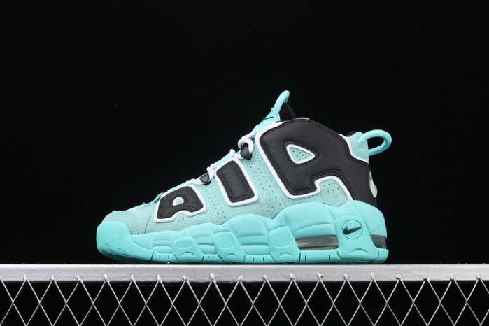 air more uptempo light aqua/black-white 415082-403