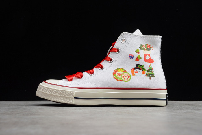 converse chuck taylor all-star 70s high white/red/green c0001