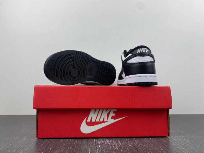 nike dunk low panda kids shoes cw1588-100