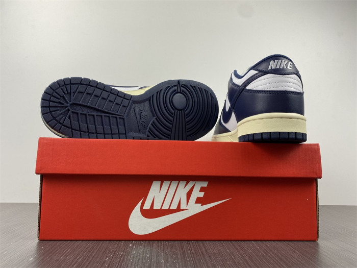 nike dunk low vintage navy dd1503-115