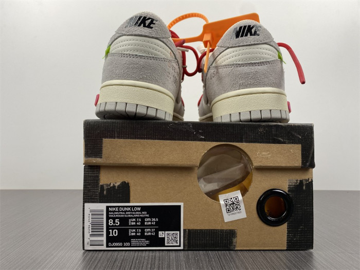 nike dunk low ow lot 40 dj0950-103