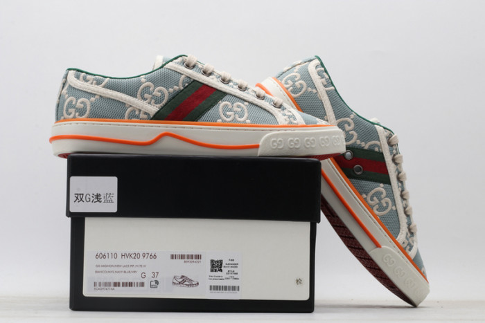 g*u*i ace embroidered low-top sneaker e2308