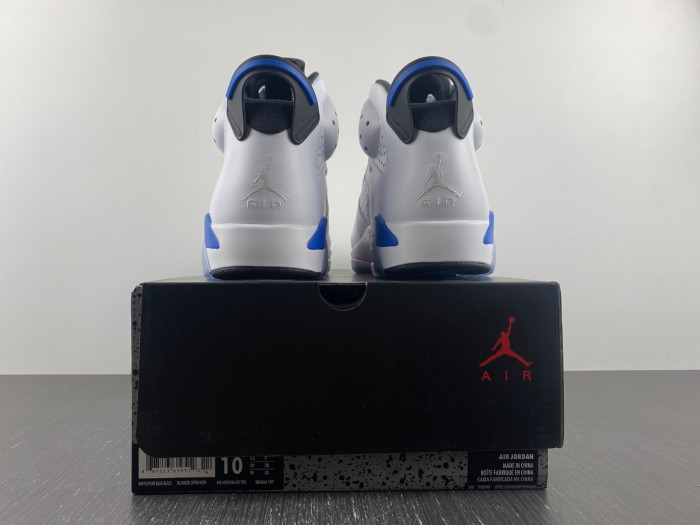 air jordan 6 retro sport blue 384664-107