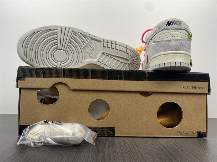 nike dunk low ow lot 17 dj0950-117