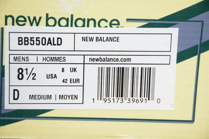 new balance 550 aime leon dore white green bb550ald