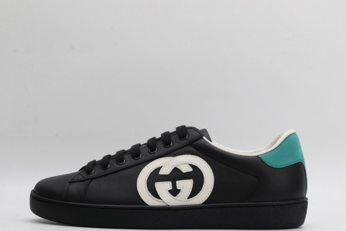 g*u*i ace embroidered low-top sneaker g168