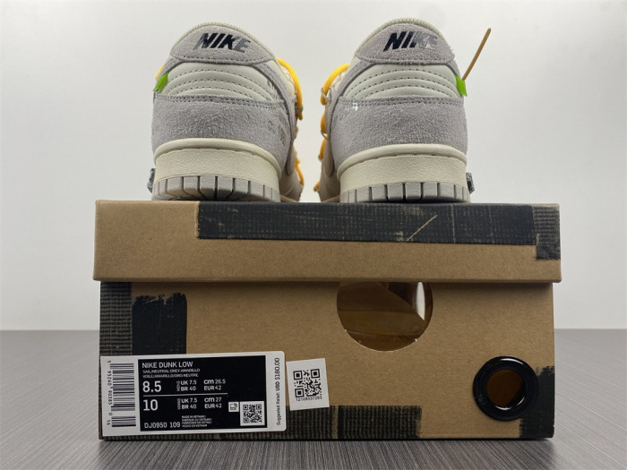 nike dunk low ow lot 39 dj0950-109