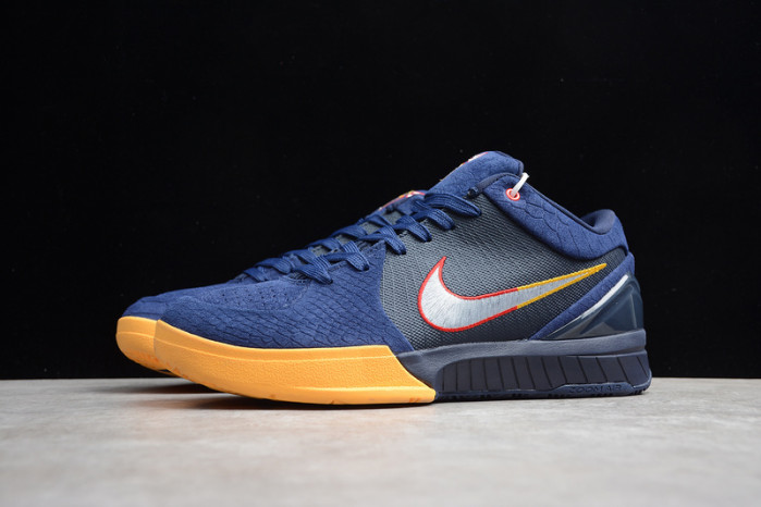 zoom kobe 4 ep navy blue/black/orange av6339-004