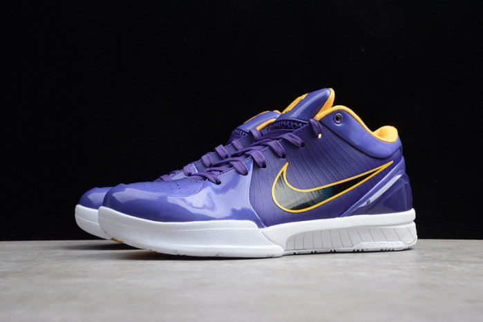 zoom kobe 4 purple/black/white cq3869-500
